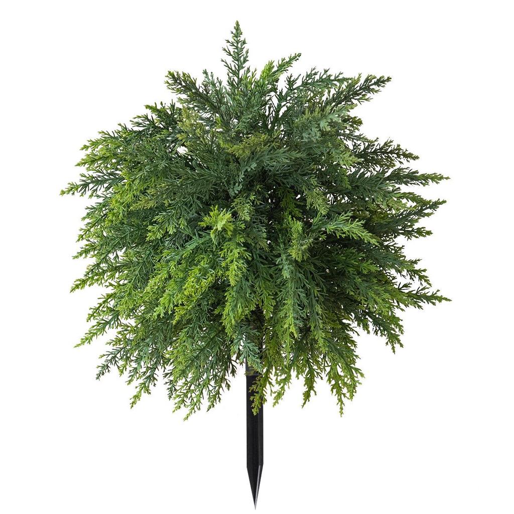 Artificial Pine Needle & Cypress Leaf Decoration for Outdoor Garden or Flower Arrangement