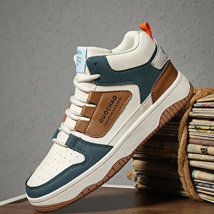 Extra Large Size Men's Shoes Medium Top Autumn Men's Casual Board Shoes 45 Versatile 46 Students Size 47 Autumn High Top Trendy Shoes Men