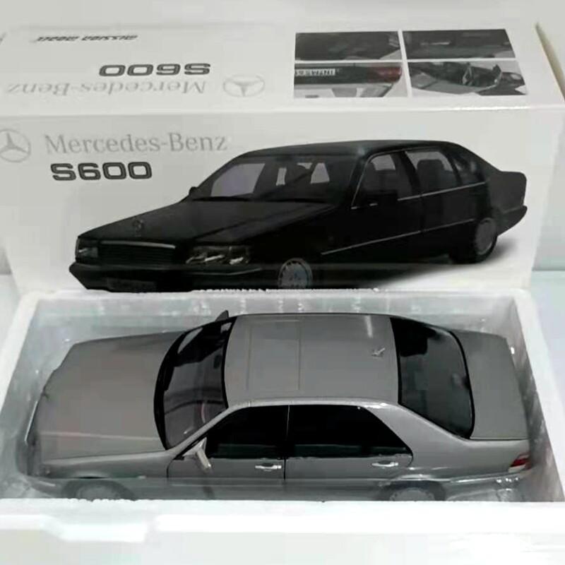 Flaw Special Offer Diecast 1/18 Car Model Scale Mercedes Benz S600 Alloy Model Car Toys for Boys Gift Benz S600 Original Box