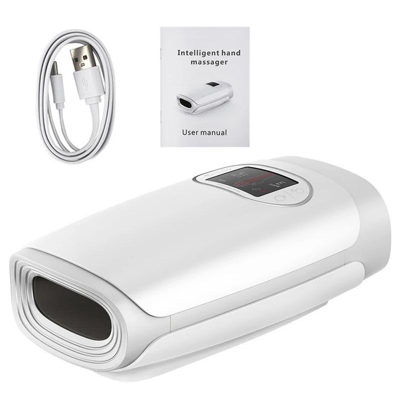 

Электрический массажер для рук, подушка безопасности, разминающая вибрация, горячий компресс, физиотерапия, облегчение боли в ладонях, расслабление запястий, устройство для ухода за усталостью белый