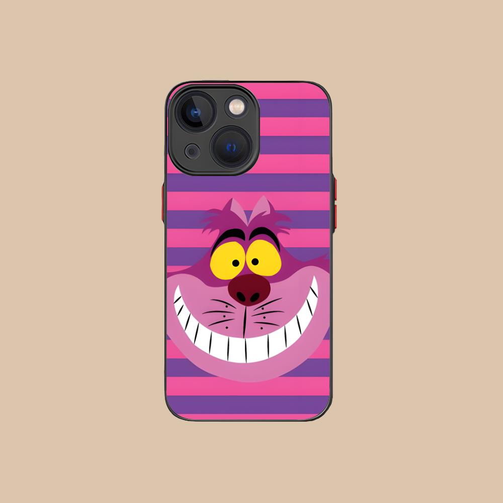 C-Cheshire Cats Phone Case for iPhone 16 15 14 13 12 11 X XR XS 8 7 Pro Max Plus Mini Colour Printing Silicone Cellphones Luxury