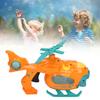 Bubble Blowing Toy Helicopter Shape Sound Light Battery Powered Automatic Bubble Making Toy