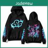 Cute Y2k Arcane Hooded Jinx Anime Print Harajuku Kawaii Sweatshirt Longsleeved Cartoon Fleece Clothes Moletom Fashion Hoodies Sweatshirts Womens