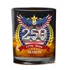 America 250 Years Anniversary Liquor Bottle Hand-blown Glassware America 250th Patriotic Eagle Cup Whiskey Glasses Rotating Cup