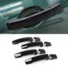 Glossy Black Car Door Handle Cover Trim For Land Rover L320 LR2 LR3 2005 - 2008
