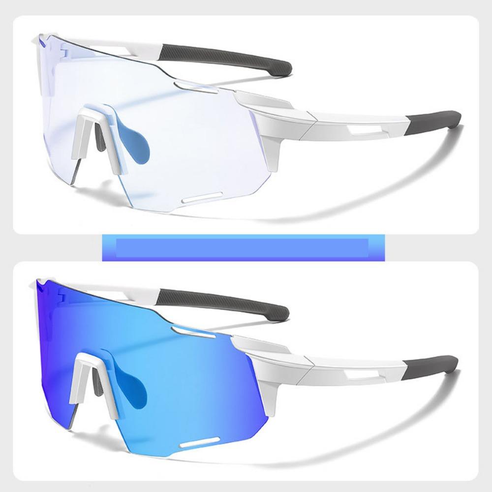 

UV Protection Sports Sunglasses Polarized Cycling Goggles Clear Biking Eyewear Baseball Style 2