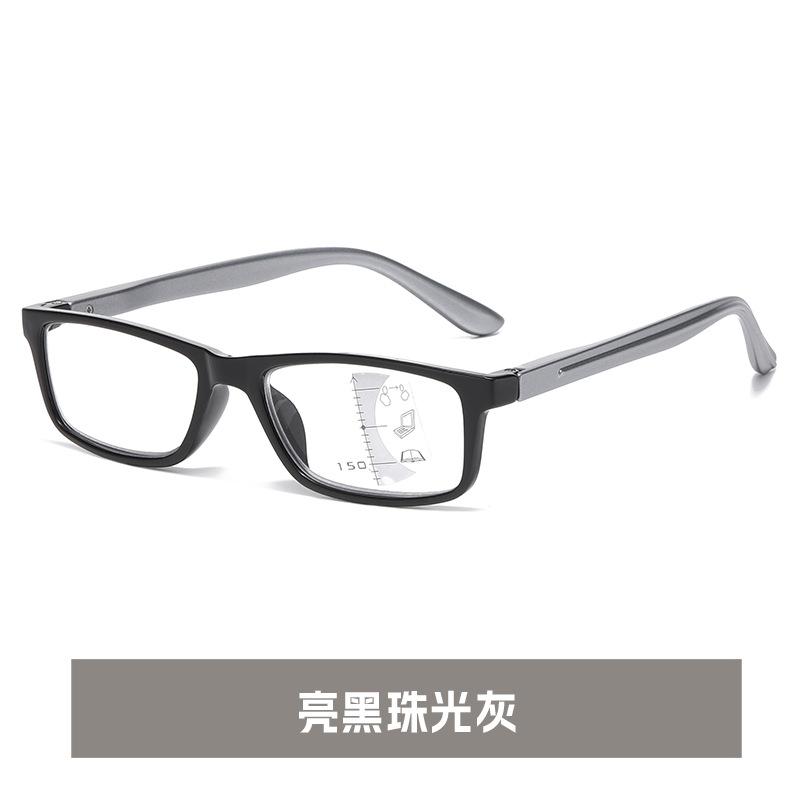 

Прогрессивные мультифокальные очки для чтения, Модные очки с защитой от синего света, Мужские и женские очки для чтения высокой четкости 1.5 серый