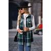 New Women's Autumn and Winter Style Fashionable Plaid Sleeveless Vest Loose