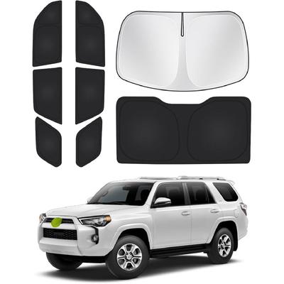 Windshield Sunshade Cover Suitable for Toyota 4Runner 2010-2023 2024 Side Rear Window Visor Full Window Visor Set Privacy Protection Keep Vehicle