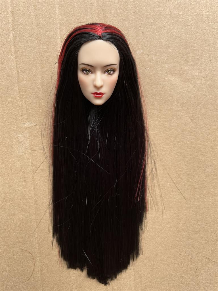 MENGF New Doll Heads 22 Joints Movable 25cm Body Colorful Straight Curl Hairs Vintage Make Up Size 1/6 Doll DIY Accessories