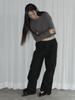 SWAYGLOW Summer Bootcut Cargo Pants (Bk)