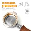 51MM Coffee Bottomless Portafilter Two Ears Replacement Filter Basket For Delonghi ECP3420 ECP35.31 Espresso Maker Barista Tools