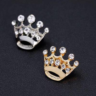 Personality Accessories, S, Crown Brooches, Cutouts, Retro Creative Pins, Suits, Able Men