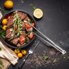 Grill Tongs Stainless Steel Food Tongs Metal Kitchen Tweezers Cooking Utensils for Salad Fish Steak Barbecue Buffet
