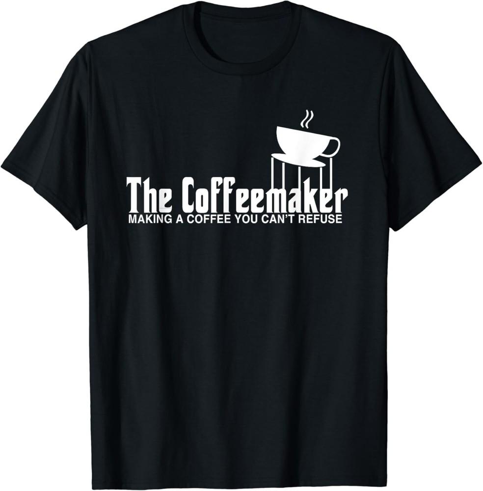 

Funny Barista Shirt Funny Coffeemaker Gift Best Barista Gift Unisex T-Shirt 4XL