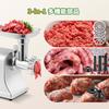 Poafamx 500W Electric Mincer with 5/7mm/Disc-Shaped Blades, 1.4/1.8/2.2cm Diameter Sausage Nozzle and Meatloaf Parts, Mincer for Meat, Sausages, Minci