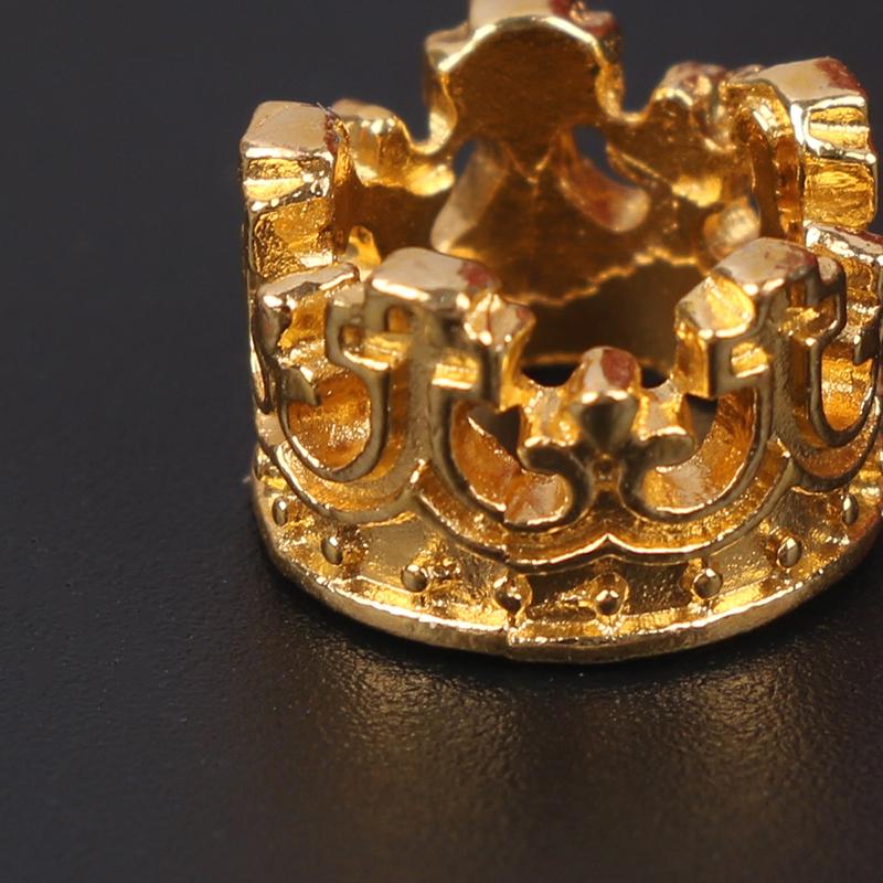 10ks Mini Metal Crown Modely Hračky Panenky Příslušenství Pokrývky hlavy pro mini panenky