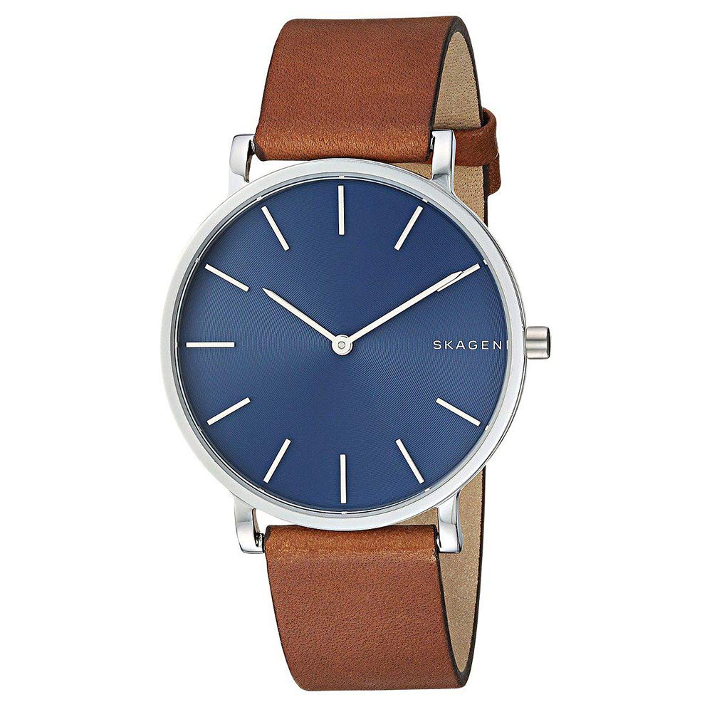 SKAGEN SKW6446 HAGEN Leather Men's Watch [Parallel Import]