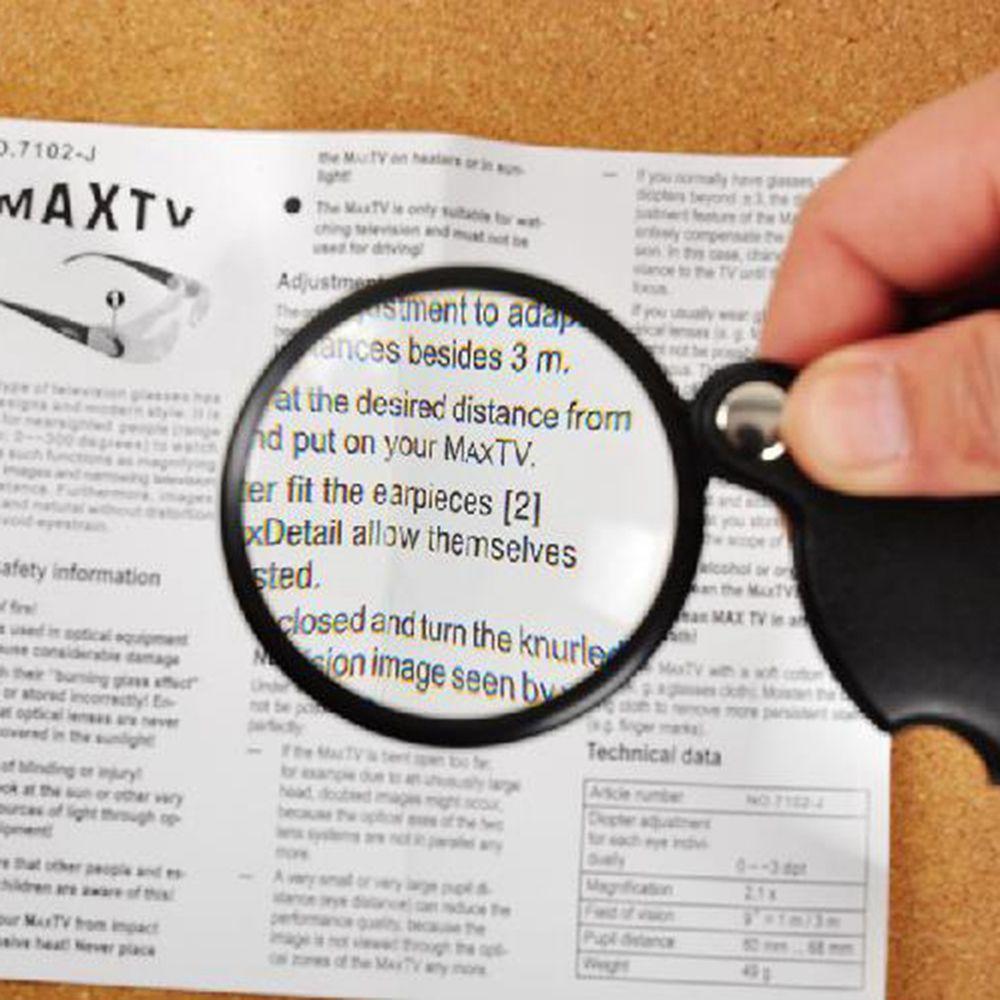 Pocket 8x Handheld Reading Newspaper 50mm Jewelry Magnifier Magnifying Glass Gift Loupe