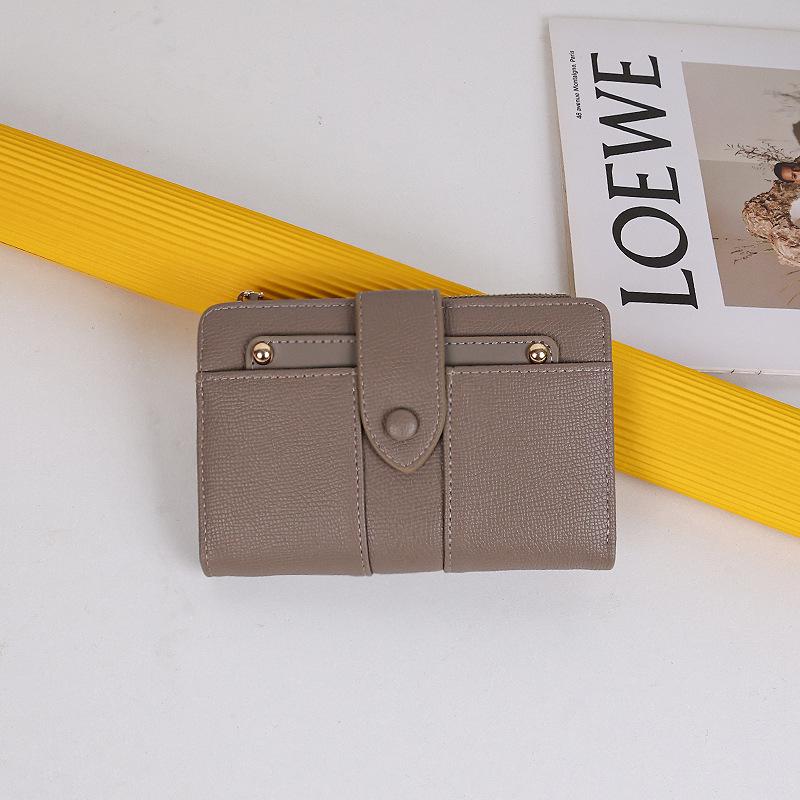 Women's Multifunctional Short Wallet & Coin Purse - Japanese & Korean Style with Card Holder and Buckle