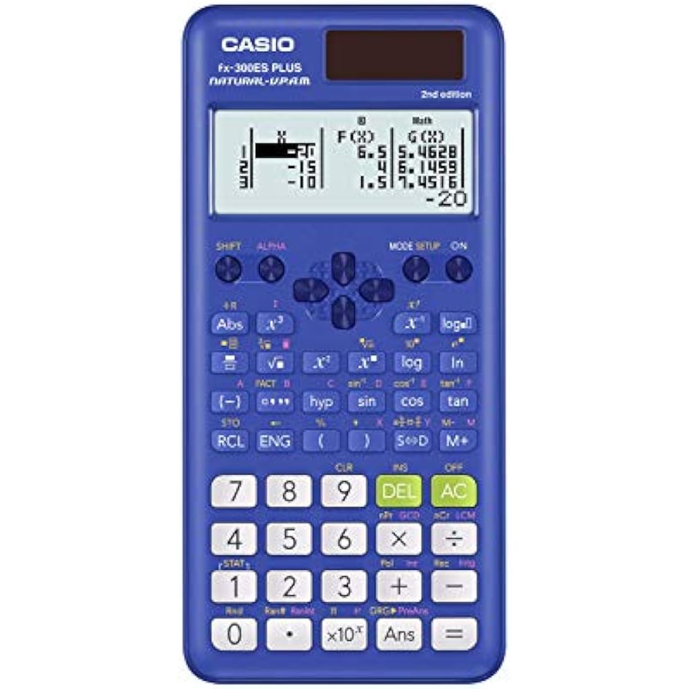 Casio Fx-300ESPLS2 Blue Scientific Calculator