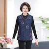 Chic Denim Vest for Middle-Aged Women, Spring/Autumn 2026 Fashion Outerwear