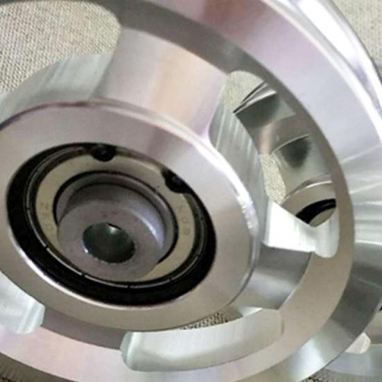 Pulley Wheel Smooth Surface Easy to Replace Replacement Aluminium Alloy Bearing Pulley Wheel