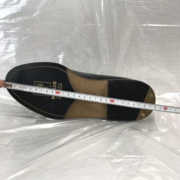 70s-80s Heinrich Dinkelacker Apollo Plain Toe Shoes Men’s 7G 25.5 Black(USED)