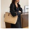 Simple and versatile bag women's large-capacity autumn and winter casual shoulder bag popular commuter tote bag