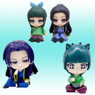 In Stock The Apothecary Diaries Maomao Mini Figure Anime Periphery Sitting Toys Desktop Car Ornaments Model Gifts