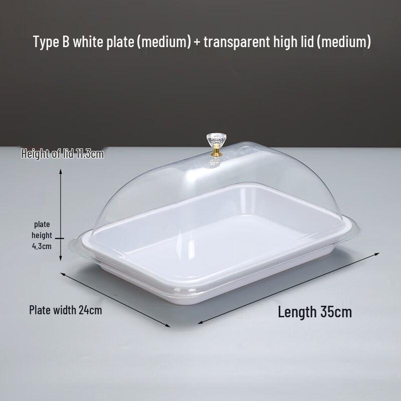 Jingbaodi Commercial Melamine Display Tray with Lid