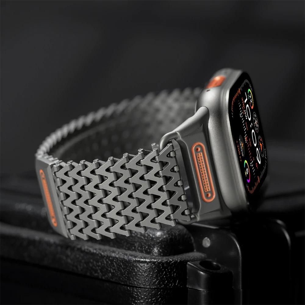 Milanese Magnetic Band for Apple Watch Ultra 3 2 49mm 46mm 45mm 44mm Stainless Steel Strap for Iwatch 11 10 9 8 7 Se 6 Wristband