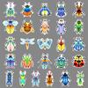 51 Insect Graffiti Stickers Cartoon Hand-drawn Decorative Laptop Mobile Phone Case Water Cup Stickers