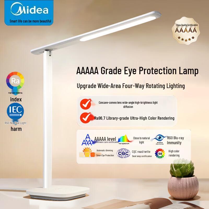 Midea Zhi Xuan Pro AAAAA Eye-Care Full Spectrum Smart LED Desk Lamp