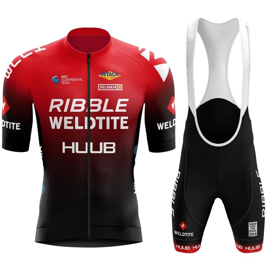 Cycling Equipment Men's Mtb Clothing Jersey  Clothes Sports Set Tricuta Pro 2022 Professional Shirt Bib Pants Gel