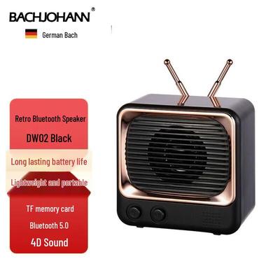 Bach Johann DW02 Retro Wireless Bluetooth Speaker CN Plug (adapter Included)