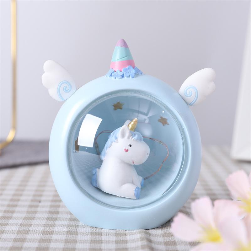 Student Desk USB Touch Night Light - Eye Protection, Cute Pet Design, Milk Star Light, Rechargeable Bedside Lamp