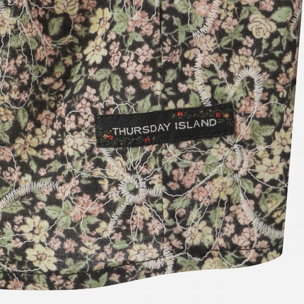 Thursday Island Lace Point Square Neck Blouse T264mbl250w