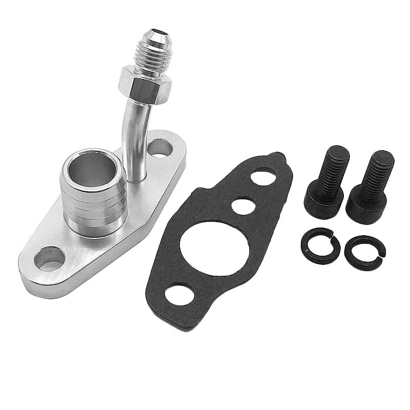 Premium Turbo Oil Feed Return Flange For TOYOTA CT9 CT12 CT20 CT26 4AN Feed With 20Mm Barb