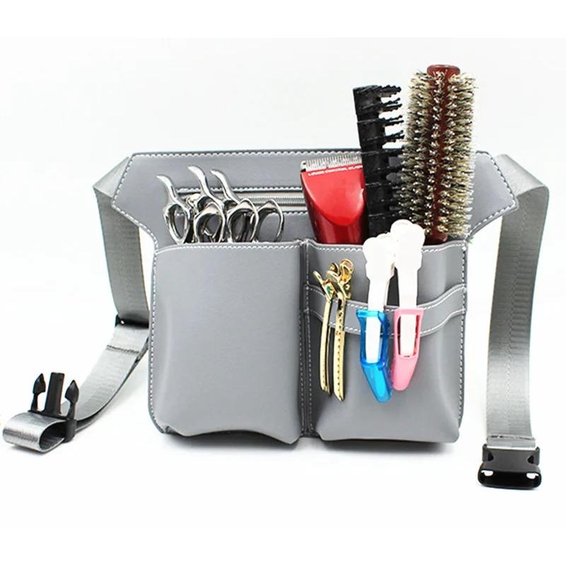 3 Color Professional Pu Leather Hair Scissors Bag Shears Case Waist Belt Barber Packet Salon Holster Hairdresser Scissors Bag