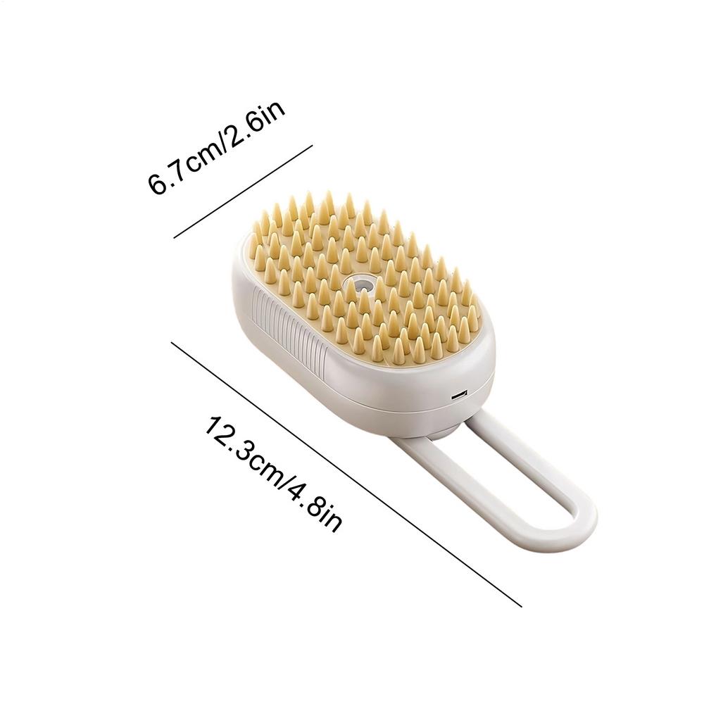 3in-1 Dog Hair Brush Cat Hair Brush Electric Pet Cleaning Brush Steam Spray Brush Massage Hair Removal Comb Anti Flying Brush