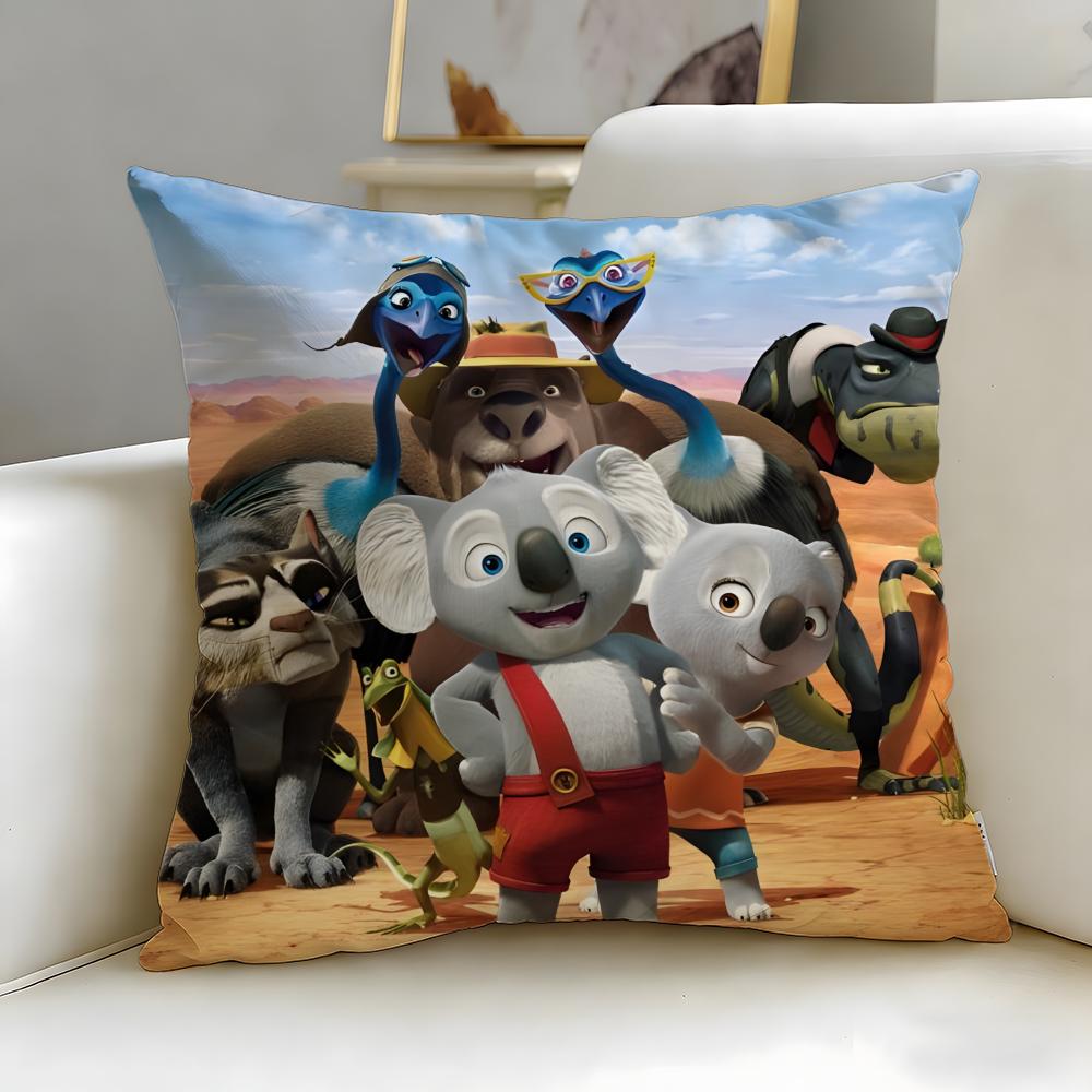 classic cartoon Blinky Bill Cushion Cover Soft  EasyWash Pillow Case  Versatile for Couch Bed Travel and Office