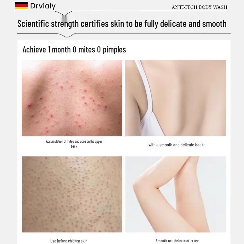 DRVIALY Juckreizlinderndes Feuchtigkeitsspendendes Duschgel