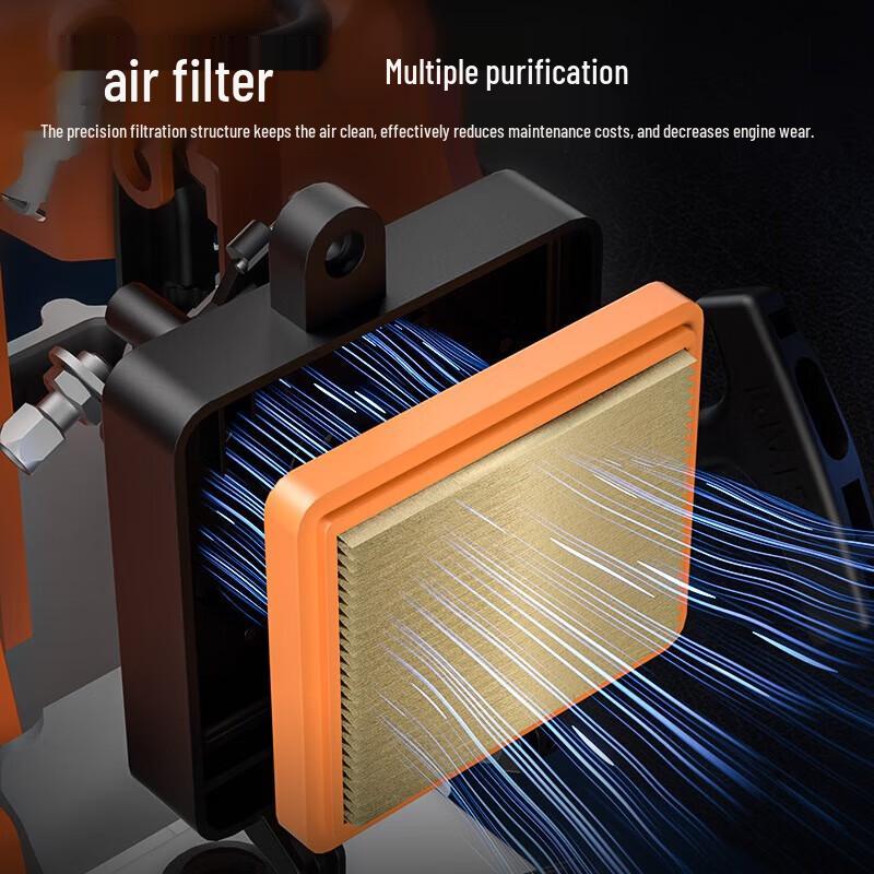 Dongcheng FF03-BG431 4-Stroke Gasoline Backpack Brush Cutter CN plug (adapter included)