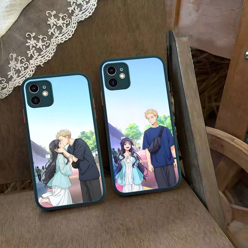 Anime Cute Kaoruko And Rintarou Phone Case For iPhone 16e 16 15 14 13 12 11 Pro Max X XS Max Plus Matte Clear