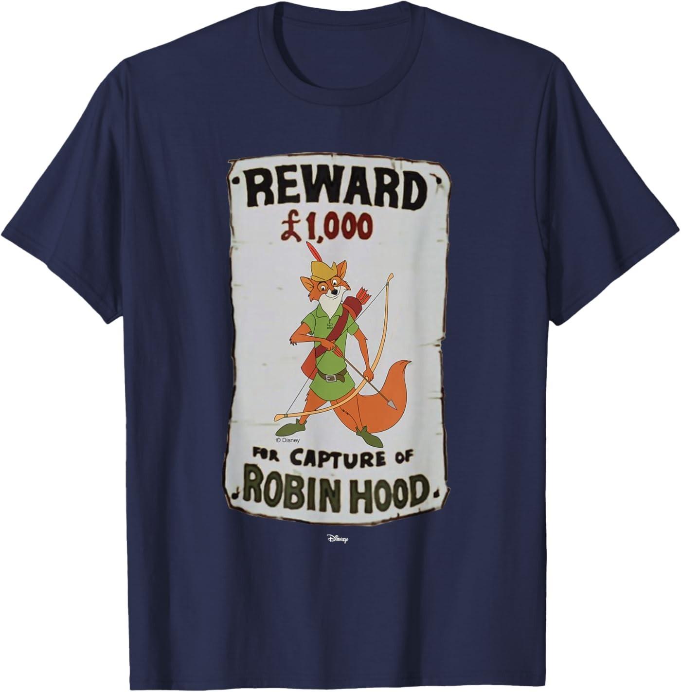 Robin Hood Reward Poster T-Shirt S разноцветный