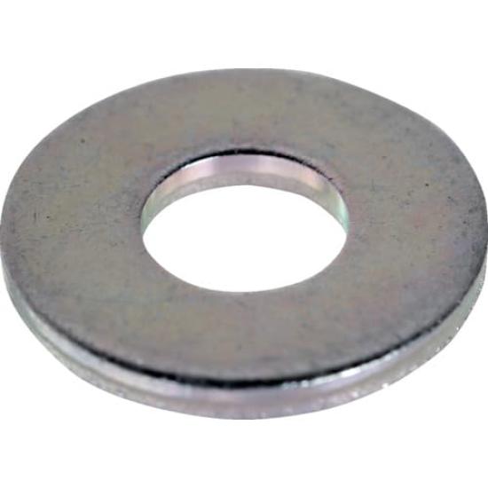 TRUSCO Trivalent White Round 6 X 16 X 400 Pieces In a Hexagonal Pack Washers, 1.6mm,