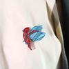 Blucome Handmade Acrylic Parrot Bird Shape Brooches For Women High Quality Animals Brooch Lapel Pin Sweater Bag Suit Accessories
