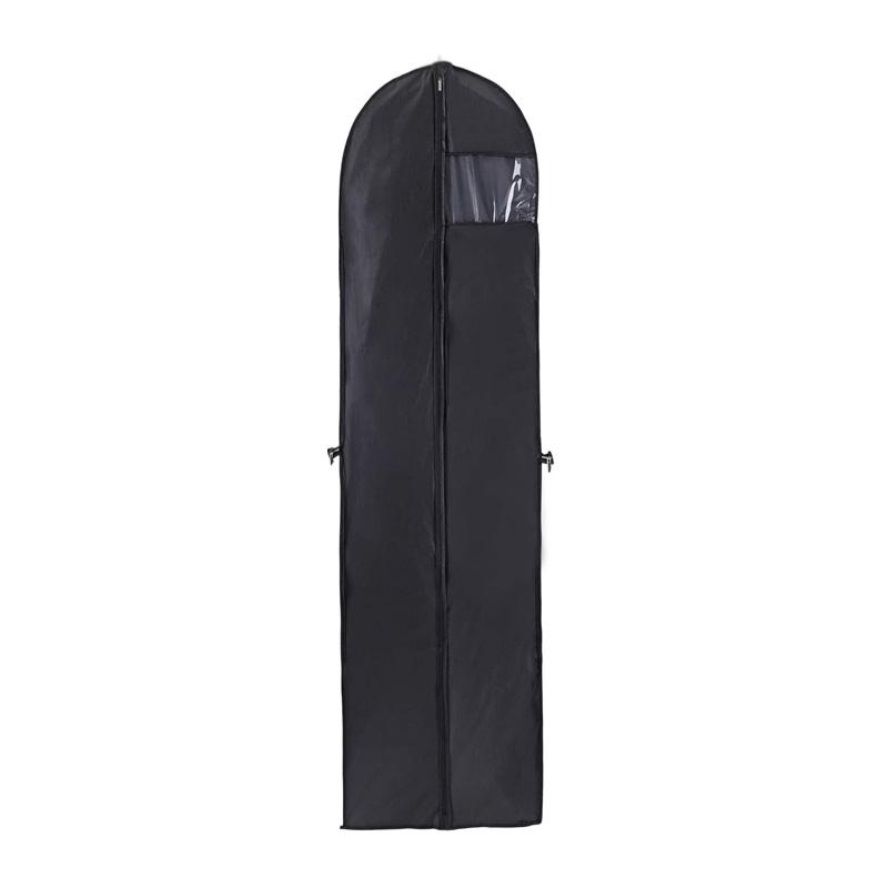 Dress Bag Long Dress Covers Bag Suit Bag with Zipper Dust-proof Clothes Covers Protector Bag 180cm Foldable Hanging Garment Bag