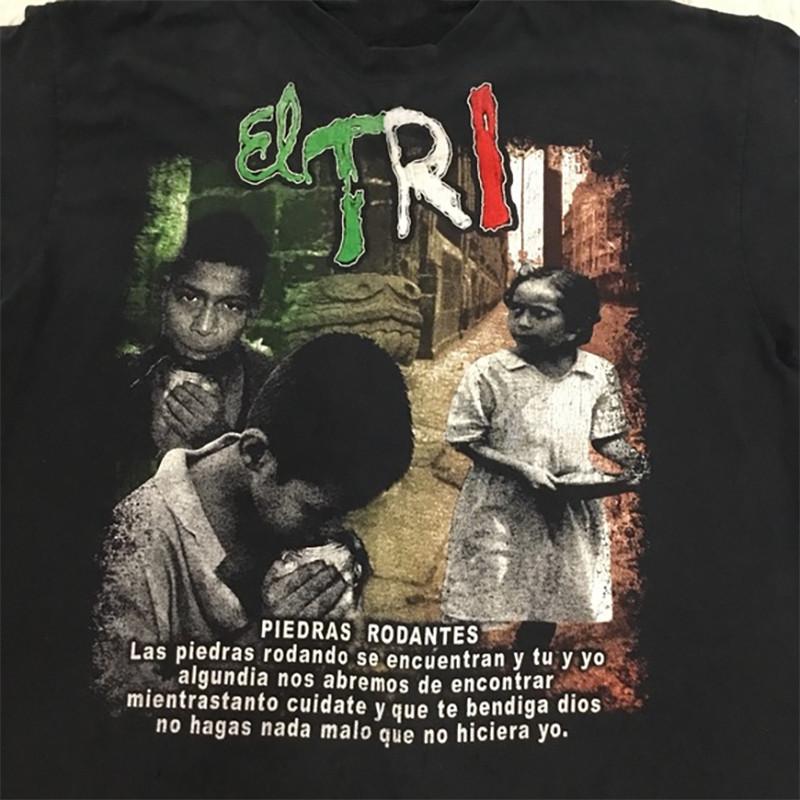 

El Tri Band Black T-shirt Tops Tee Cotton Full Size Unisex S-4XL S